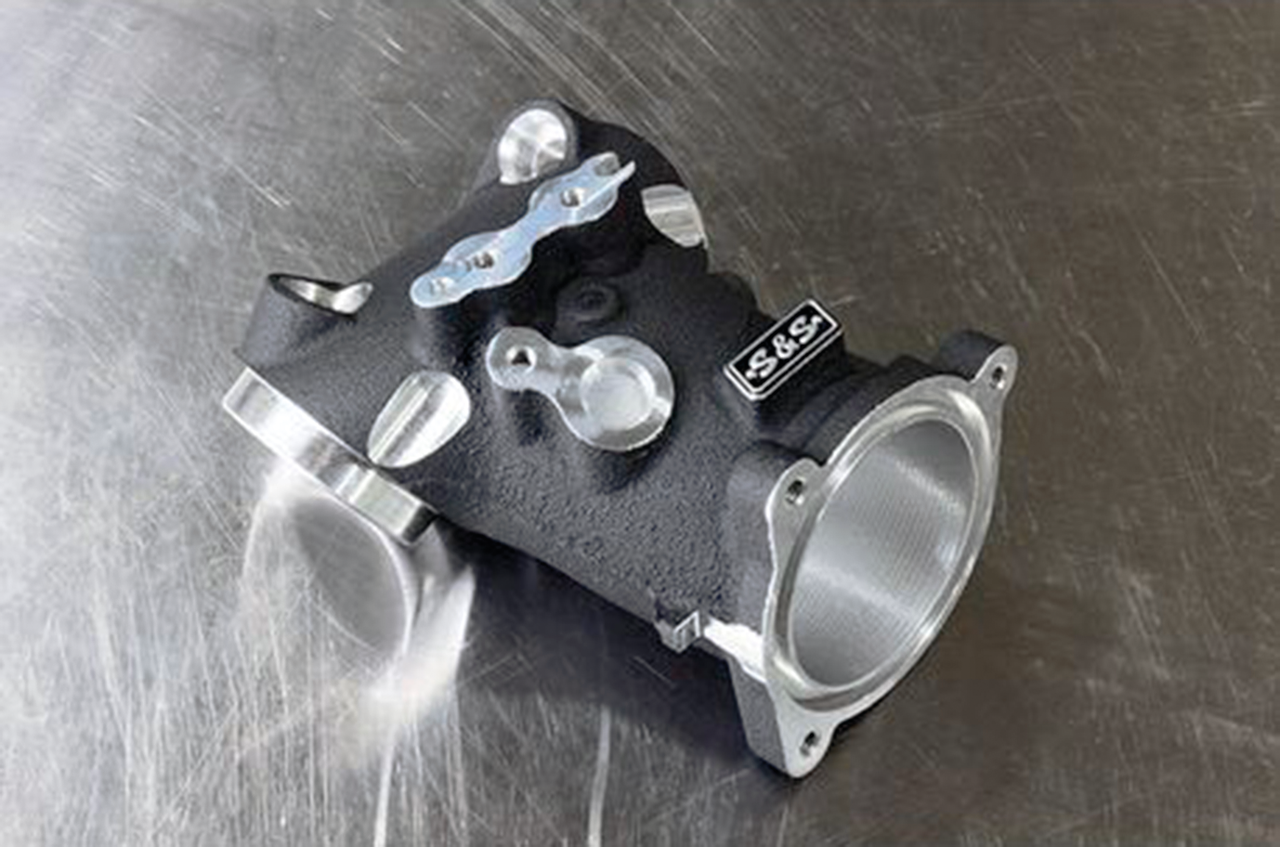 S&S CNC PORTED SUPER HIGH PERFORMANCE MANIFOLD FOR MILWAUKEE EIGHT - view 1