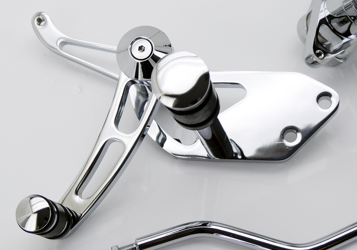 BILLET ALUMINUM FORWARD CONTROL KIT FOR DYNA - view 1