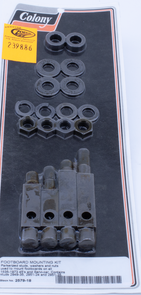 FOOTBOARD PARTS FOR EARLY BIG TWIN & 45CI - view 1
