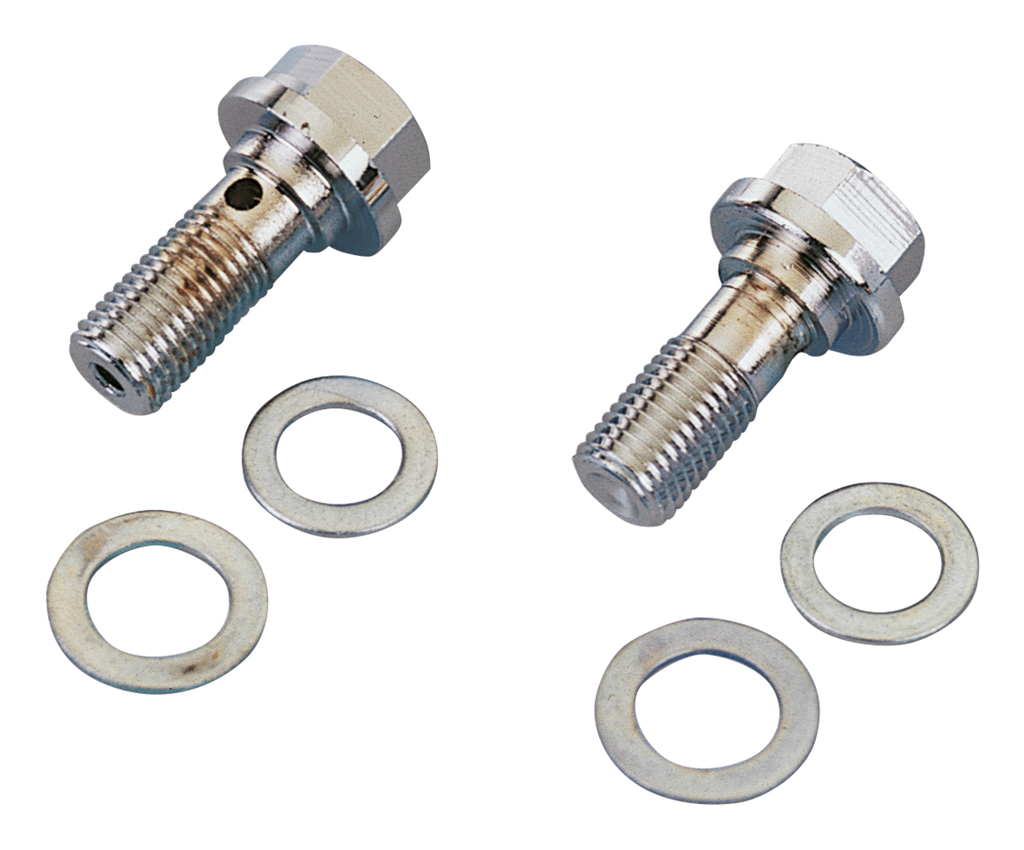 CHROME BANJO BOLTS AND WASHERS - view 3