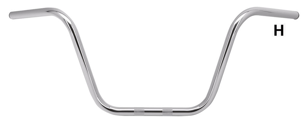 ZODIAC ONE INCH DIAMETER APE HANGER HANDLEBARS - view 1