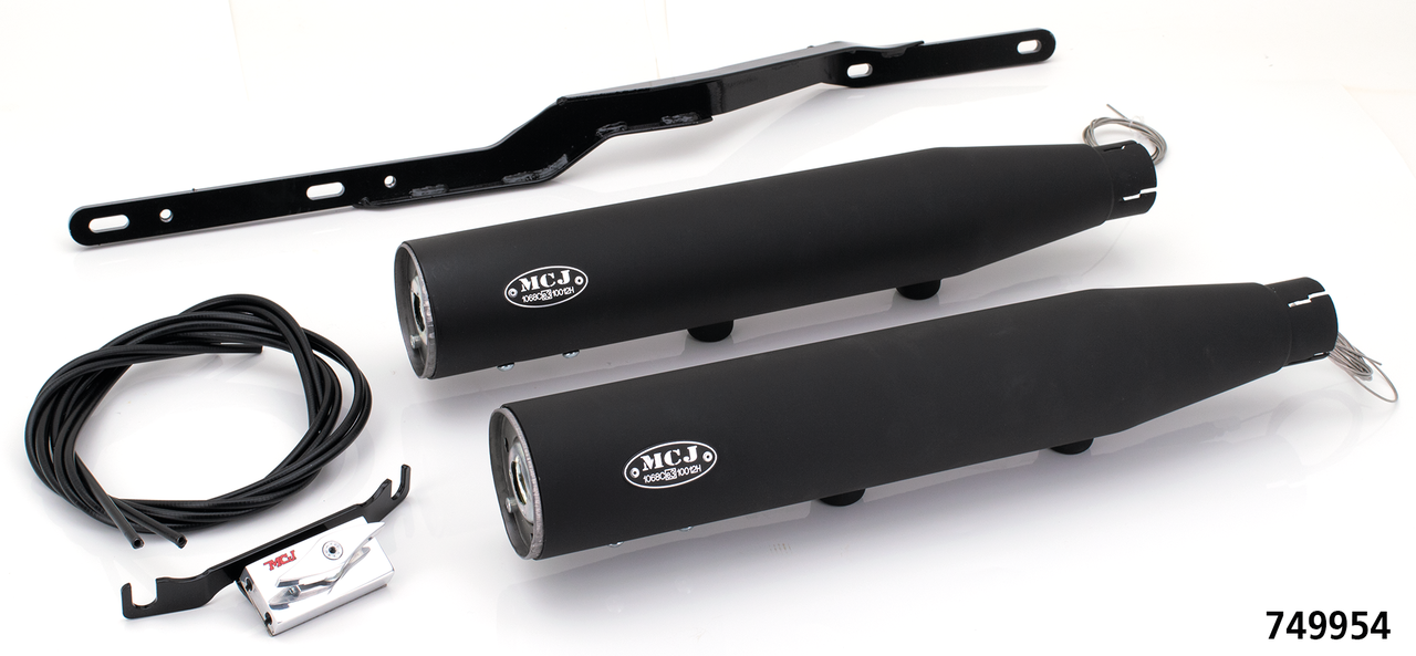 MCJ ADJUSTABLE EXHAUSTS FOR SPORTSTER - view 1 Main image