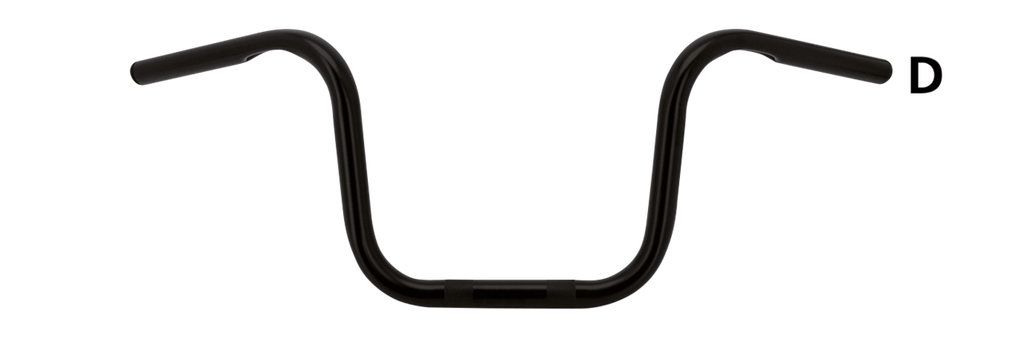 ZODIAC ONE INCH DIAMETER APE HANGER HANDLEBARS - view 1