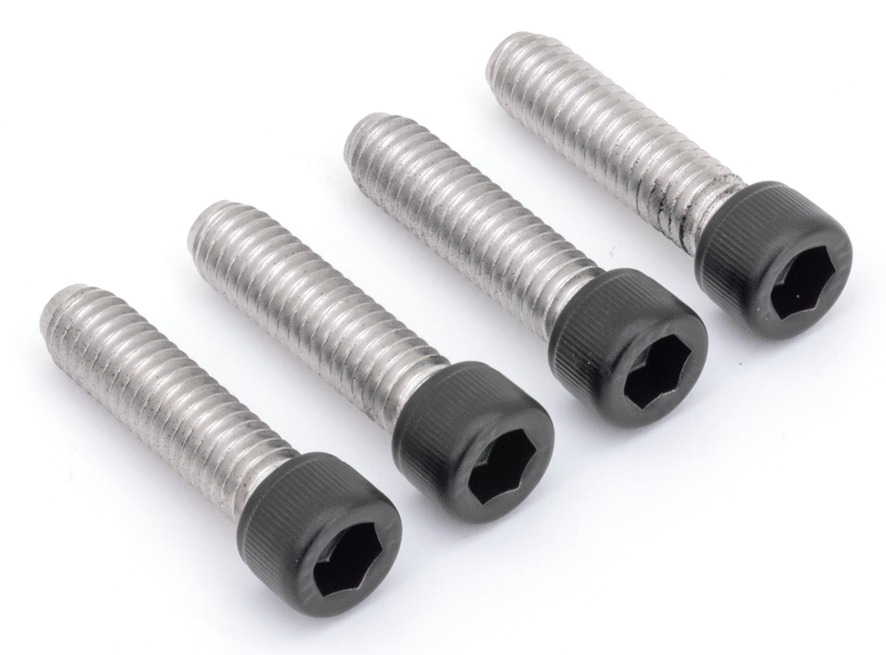 BLACK STAINLESS STEEL HANDLEBAR TOP CLAMP SCREW - view 1