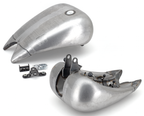 ONE PIECE 4" STRETCHED STEEL SMOOTH TOP GAS TANK FOR SOFTAILS - view 1