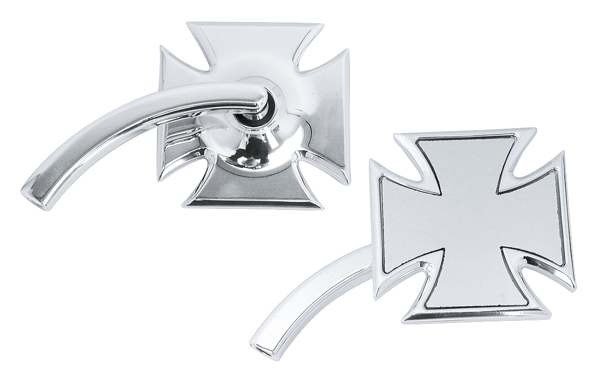 KUSTOM TECH MALTESE CROSS MIRRORS Secondary image