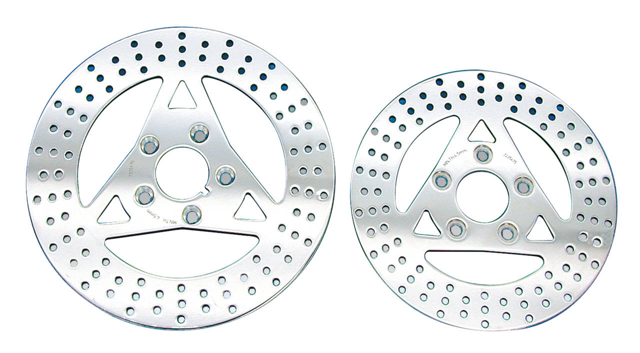 POLISHED STAINLESS STEEL DISC BRAKE ROTORS Secondary image