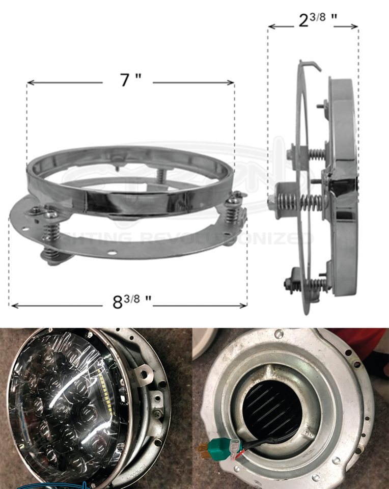 HALO 7" LED HEADLIGHT UNIT - view 2