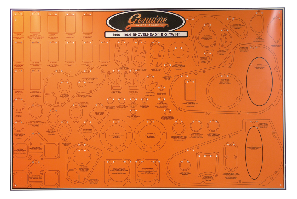 JAMES GASKET DISPLAY BOARDS - view 1
