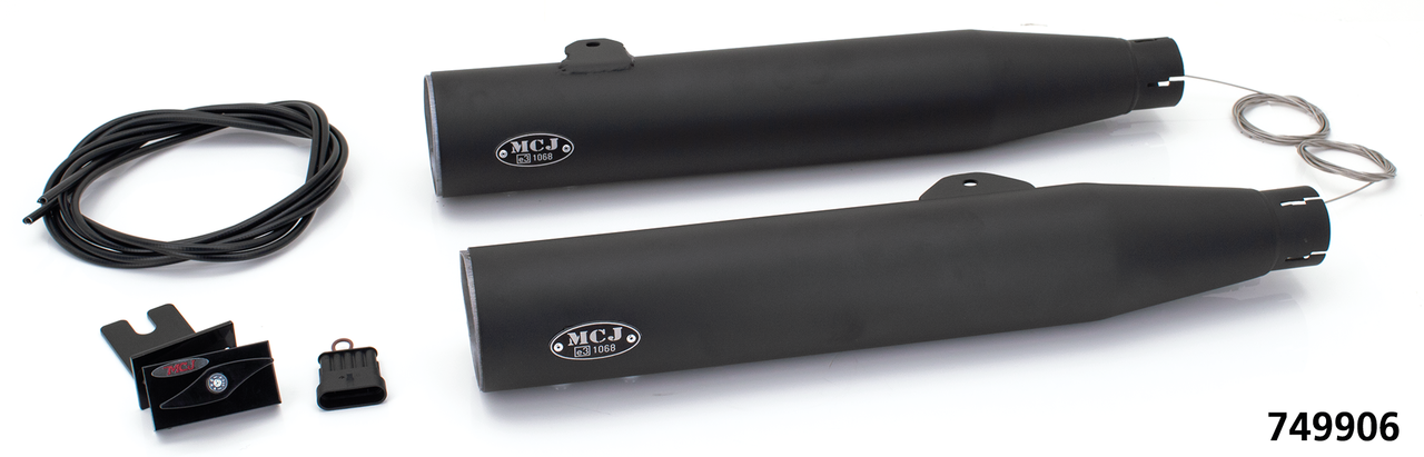 MCJ ADJUSTABLE EXHAUSTS FOR DYNA - view 1 Main image