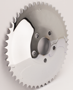 CHROME PLATED SOLID REAR SPROCKETS - view 1