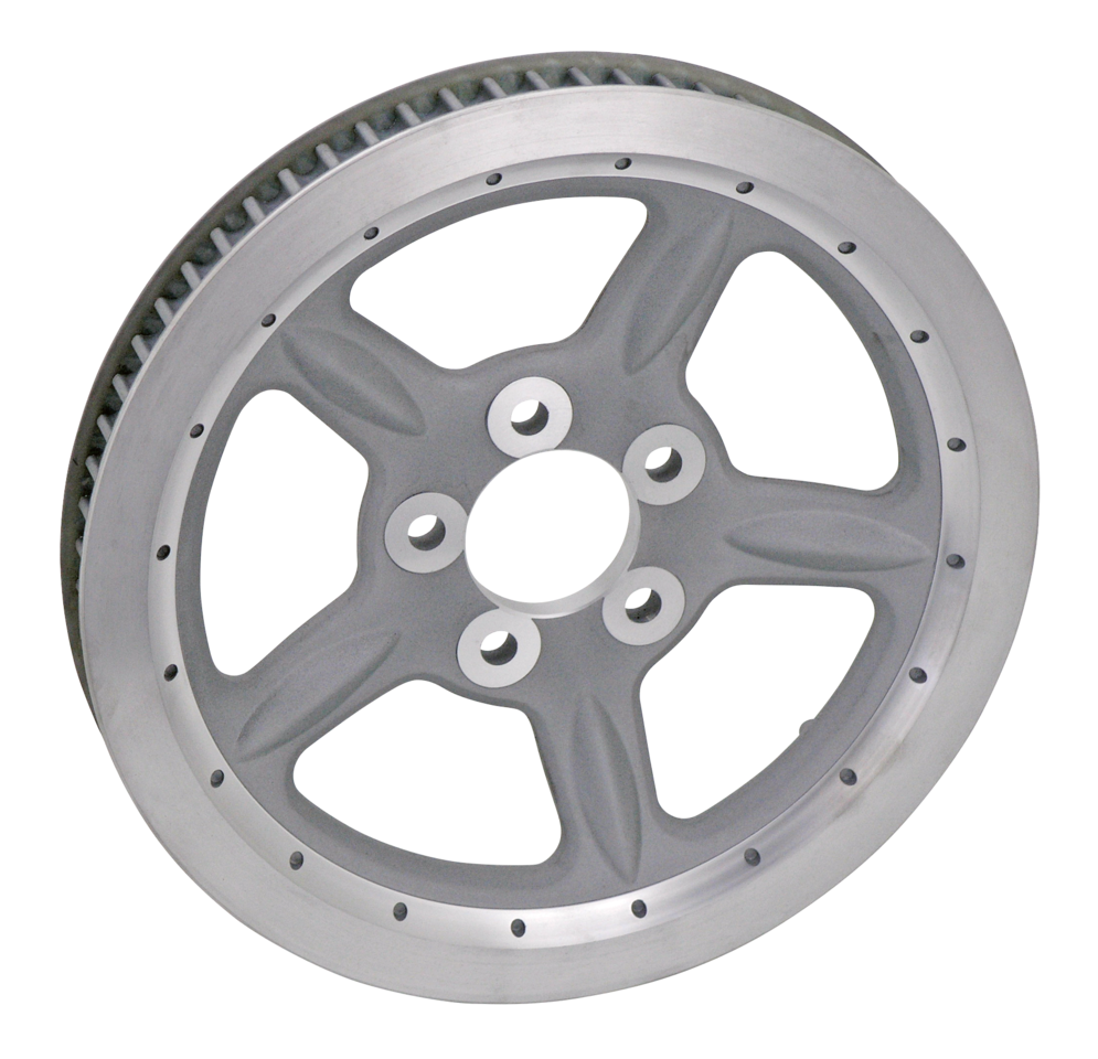 STOCK REPLACEMENT REAR WHEEL BELT PULLEYS - view 1