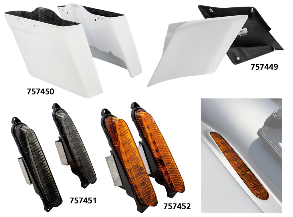 RICK'S STRETCHED REAR FENDERS FOR TOURING - view 1