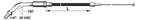T11 - THROTTLE & IDLE CABLE 1986-1987 SPORTSTER - view 2