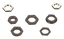 NUTS FOR CRANK PINS, SPROCKET SHAFTS AND PINION SHAFTS - view 1