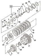 CLUTCH PARTS FOR LATE 1984-1990 SPORTSTER - view 3