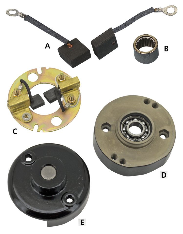 2-BRUSH GENERATOR PARTS FOR MODELS 1958-1981 - view 2