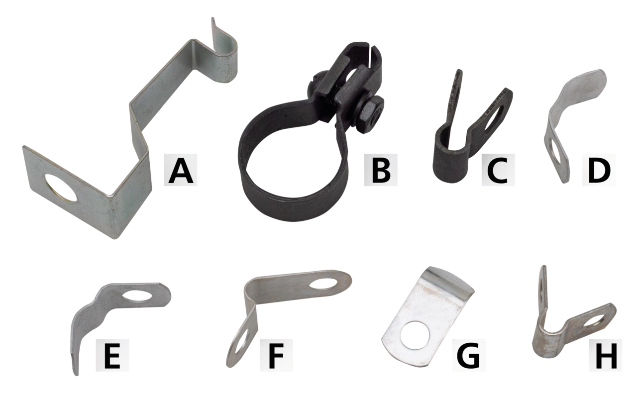 SPARK PLUG CABLE CLIPS & CLAMPS FOR VINTAGE MODELS Secondary image