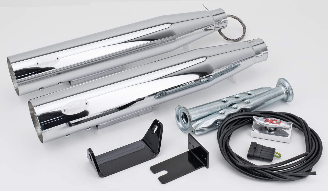 MCJ ADJUSTABLE EXHAUSTS FOR DYNA - view 1 Main image