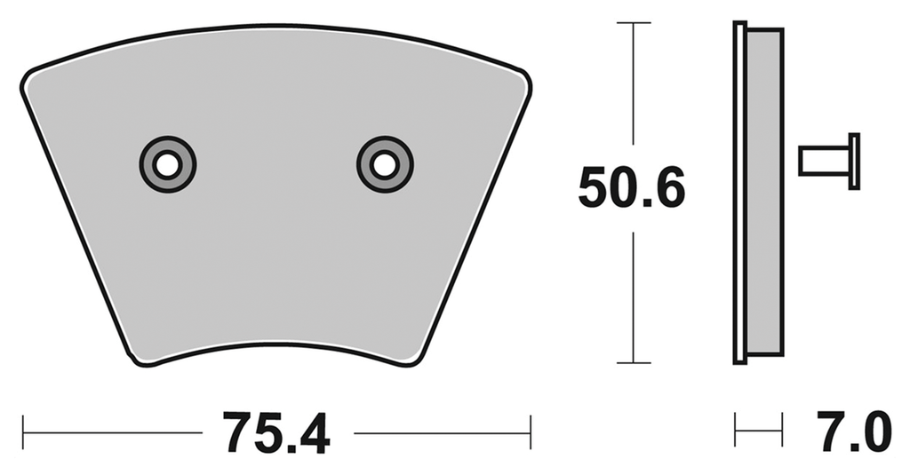 SBS FRONT DISC BRAKE PADS - view 1