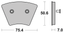 SBS FRONT DISC BRAKE PADS - view 1