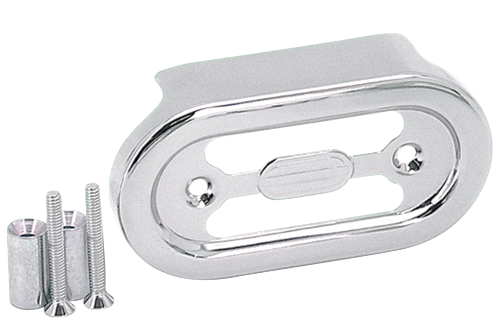 CHROME PLATED OVAL SHAPED REGULATOR COVERS - view 1