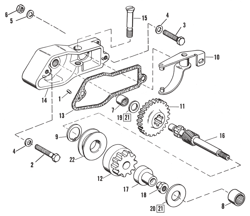 STARTER HOUSING PARTS FOR 1967-1980 SPORTSTER - view 2