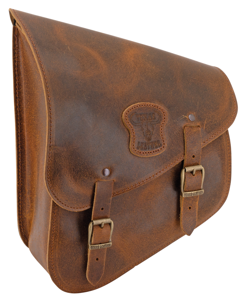 TEXAS LEATHER SOFTAIL SWING ARM BAGS - view 1 Main image