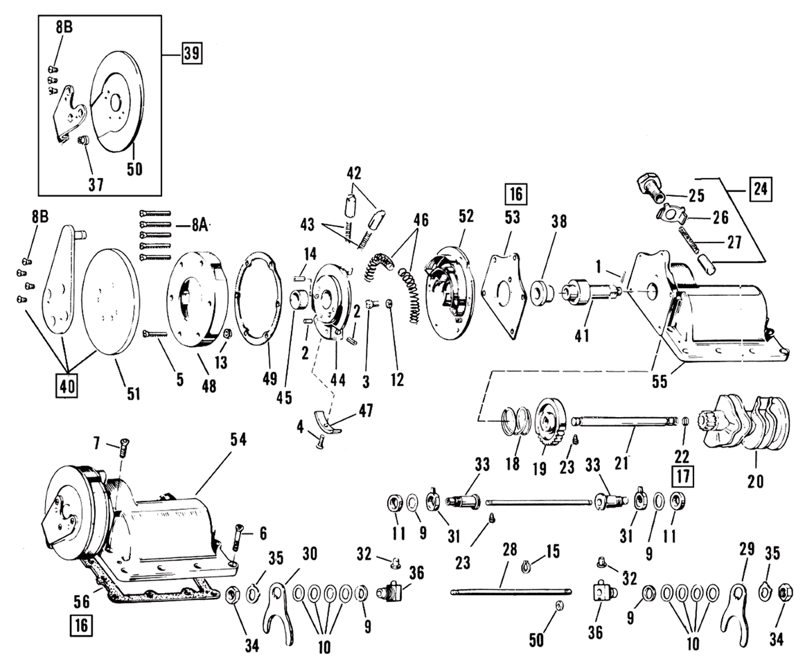 1952-1979 FOOT SHIFT RATCHET TOP - view 1 Main image