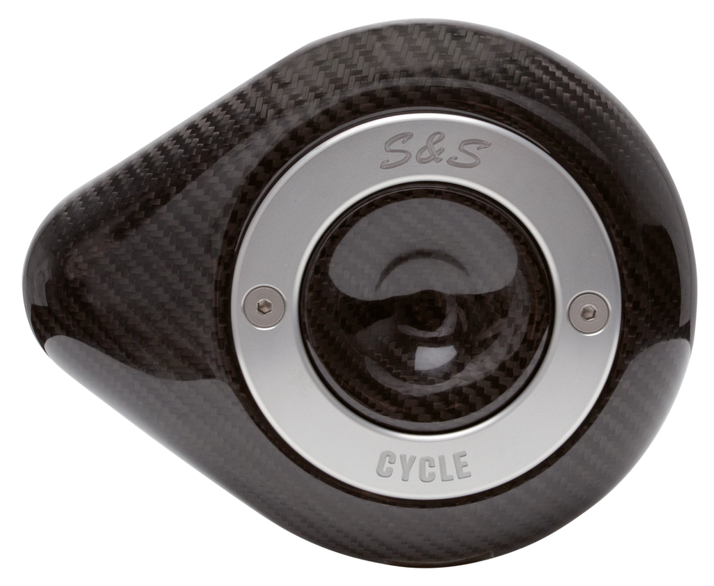 S&S STEALTH CARBON TEARDROP AIR CLEANER - view 3