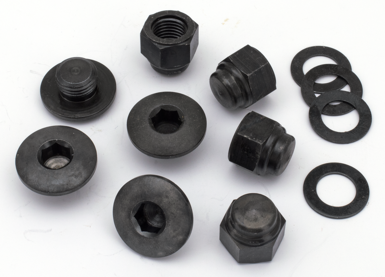 ROCKER SHAFT END CAP AND NUT KIT - view 1 Main image