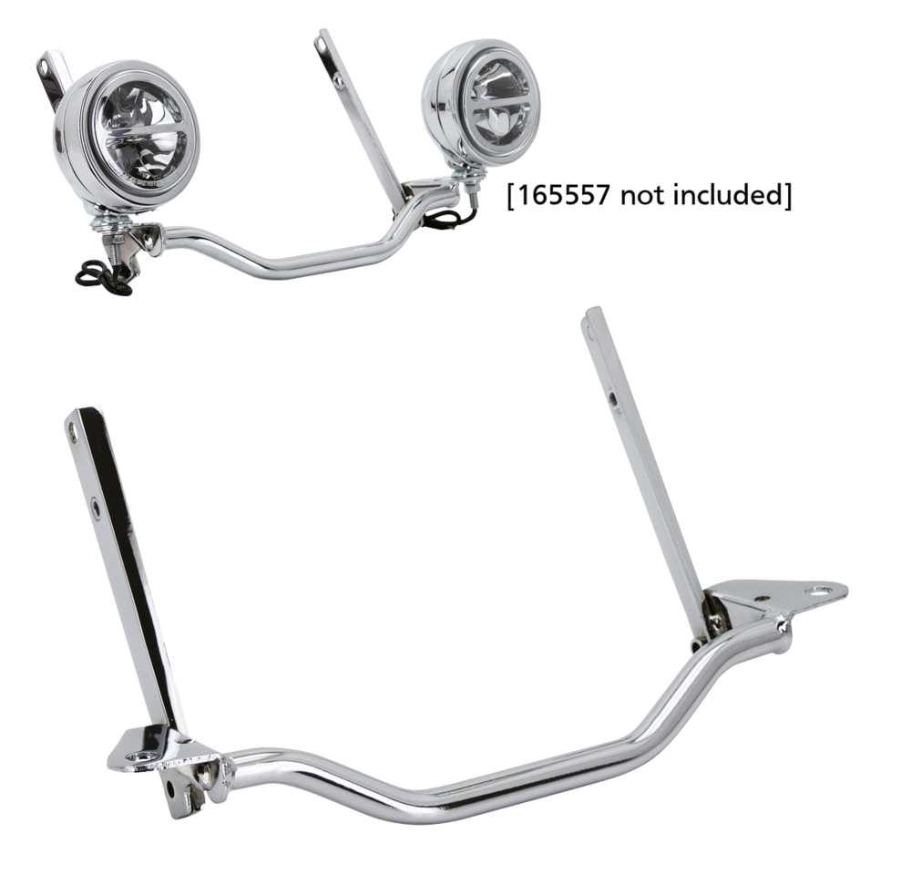 CHROME SPOT LAMP MOUNTING BARS - view 3