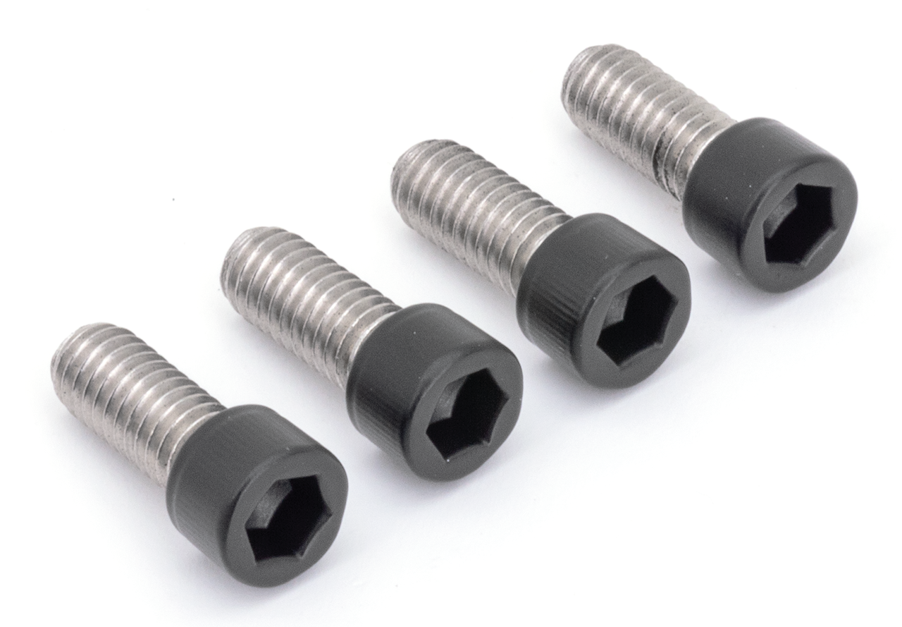 BLACK STAINLESS STEEL FRONT FENDER SCREW KITS - view 1