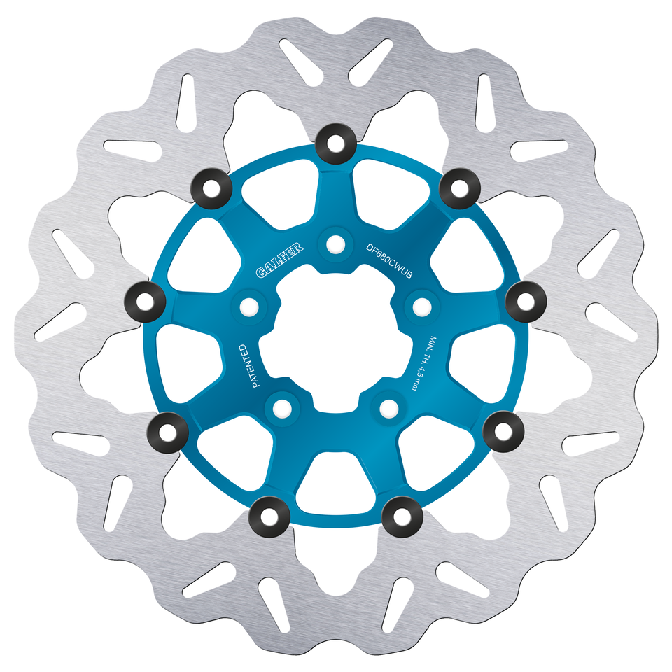 GALFER "WAVE" FLOATING DISC BRAKE ROTORS - view 1