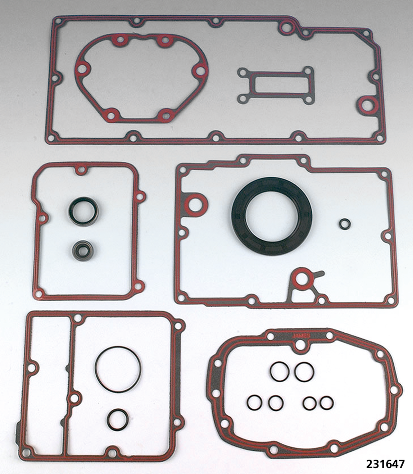 TRANSMISSION GASKET, O-RINGS AND SEALS FOR 5 SPEED BIG TWIN - view 1 Main image