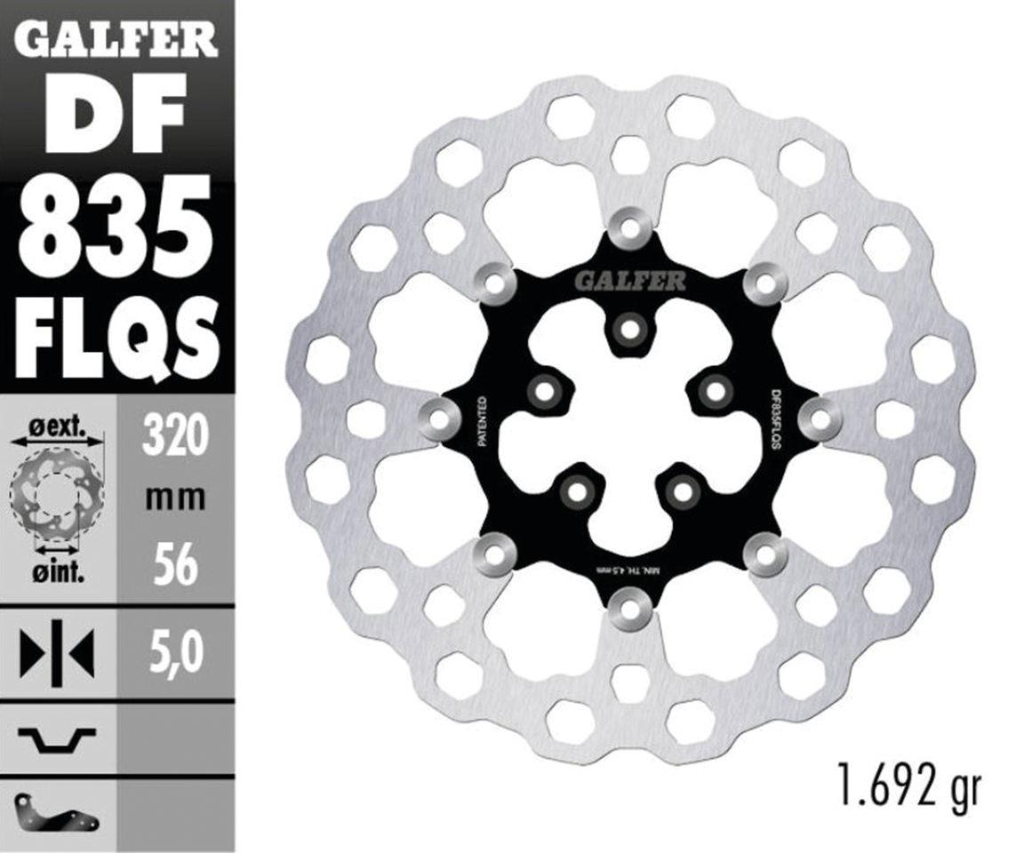 GALFER "BIG CUBIQ" DISC BRAKE ROTORS - view 2