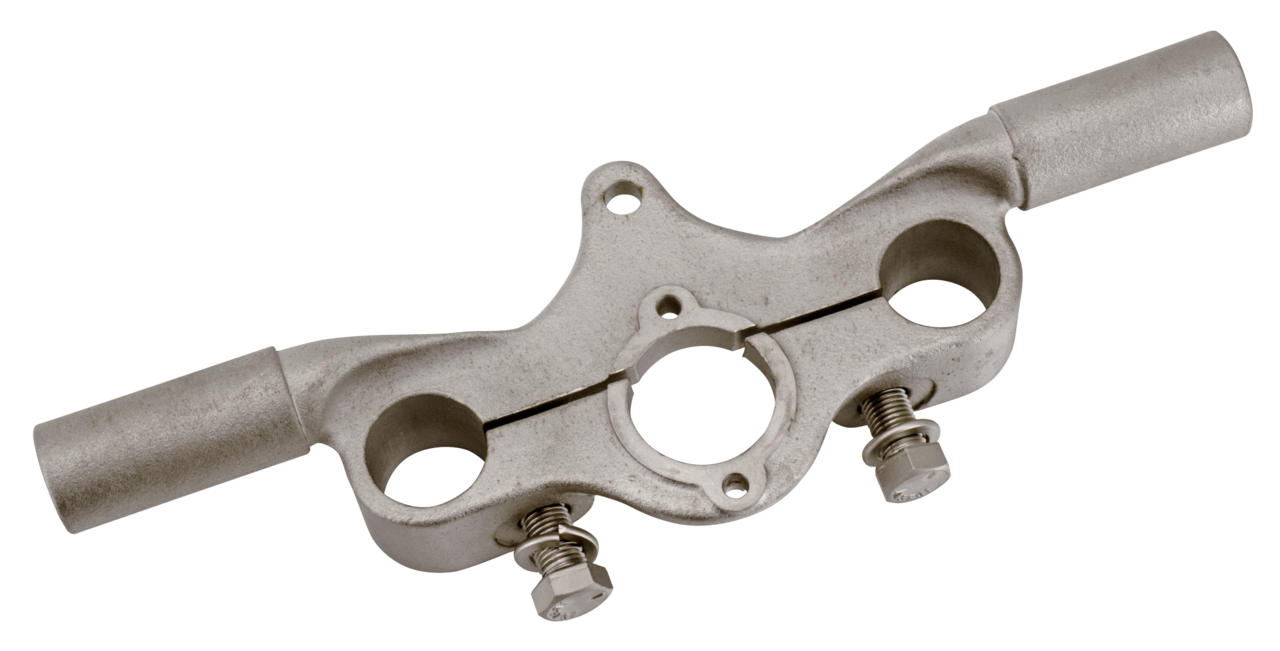 V-TWIN TRIPLE TREE CLAMPS FOR EARLY SPRINGERS - view 1 Main image