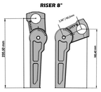VITY'S ADJUSTABLE RISERS FOR MILWAUKEE EIGHT SOFTAIL - view 2