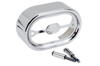CHROME PLATED OVAL SHAPED REGULATOR COVERS - view 1