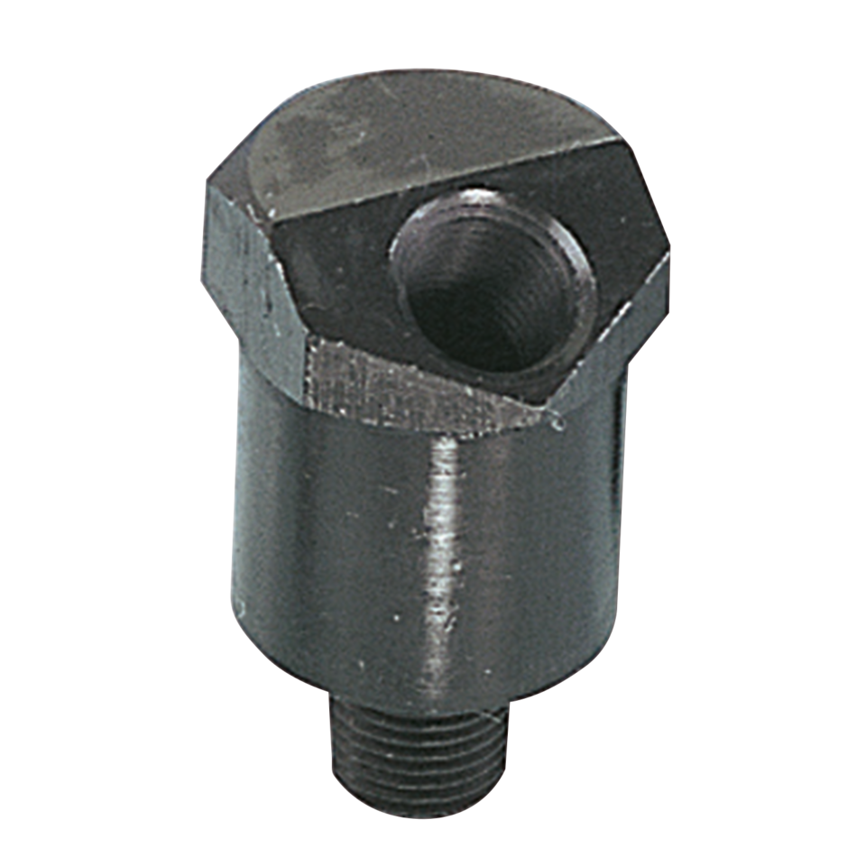 ONE-PIECE ALUMINUM OIL PRESSURE GAUGE ADAPTOR FOR LATE MODEL BIG TWIN - view 1 Main image