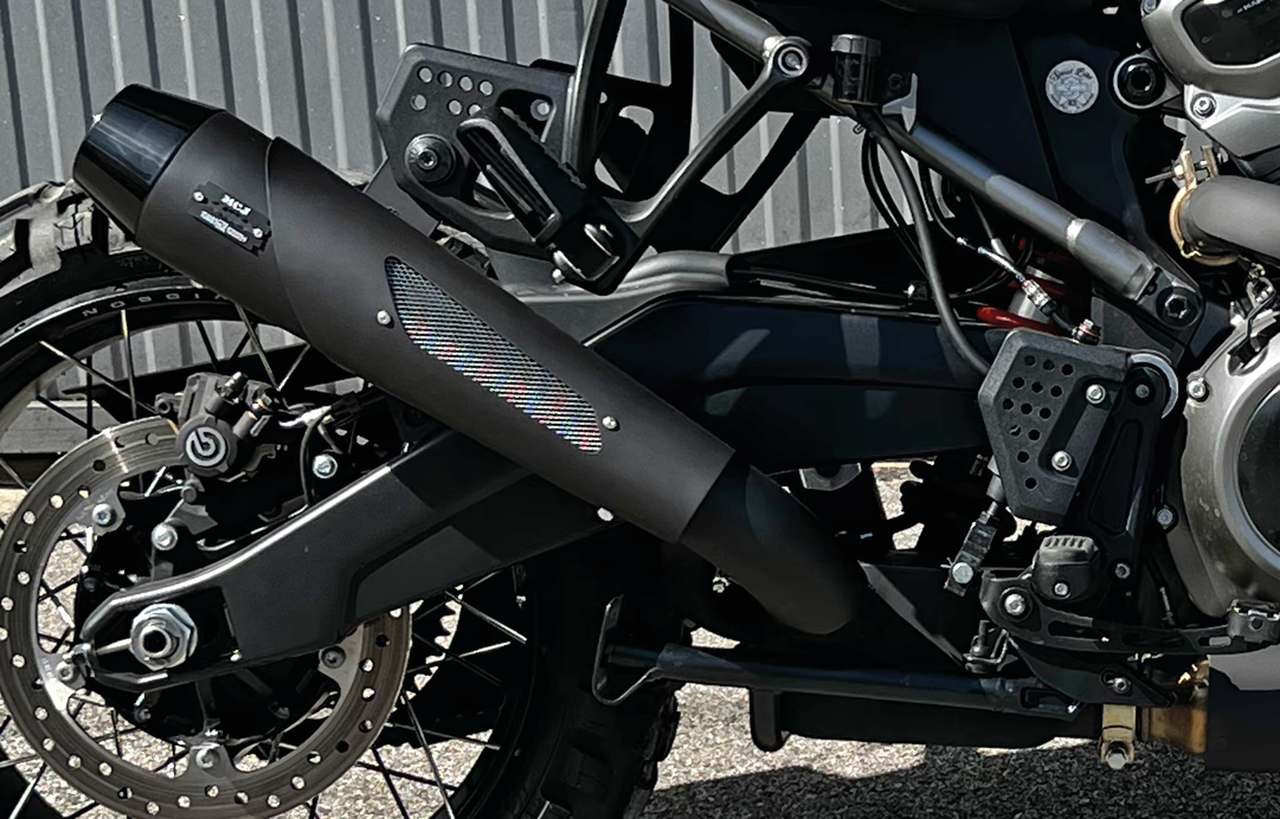 MCJ ADJUSTABLE EXHAUST FOR PAN AMERICA Secondary image