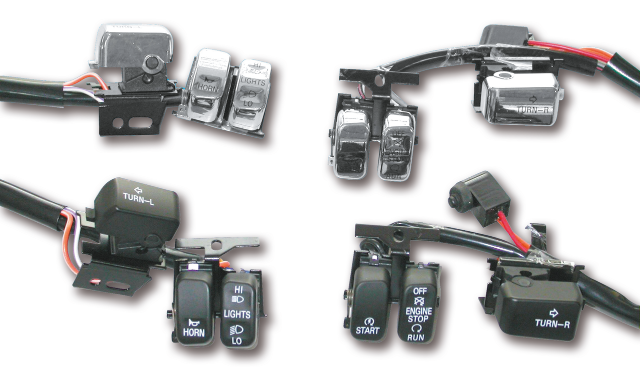 ERGONOMIC HANDLEBAR SWITCHES FOR 1996-2013 MODELS - view 2