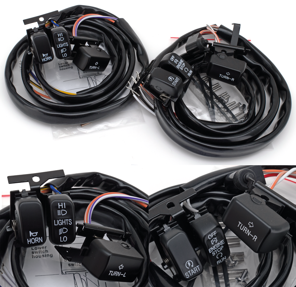 ERGONOMIC HANDLEBAR SWITCHES FOR 1996-2013 MODELS - view 1 Main image