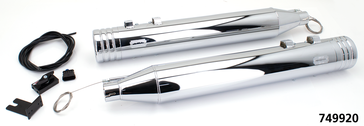 MCJ ADJUSTABLE EXHAUSTS FOR TOURING - view 1 Main image