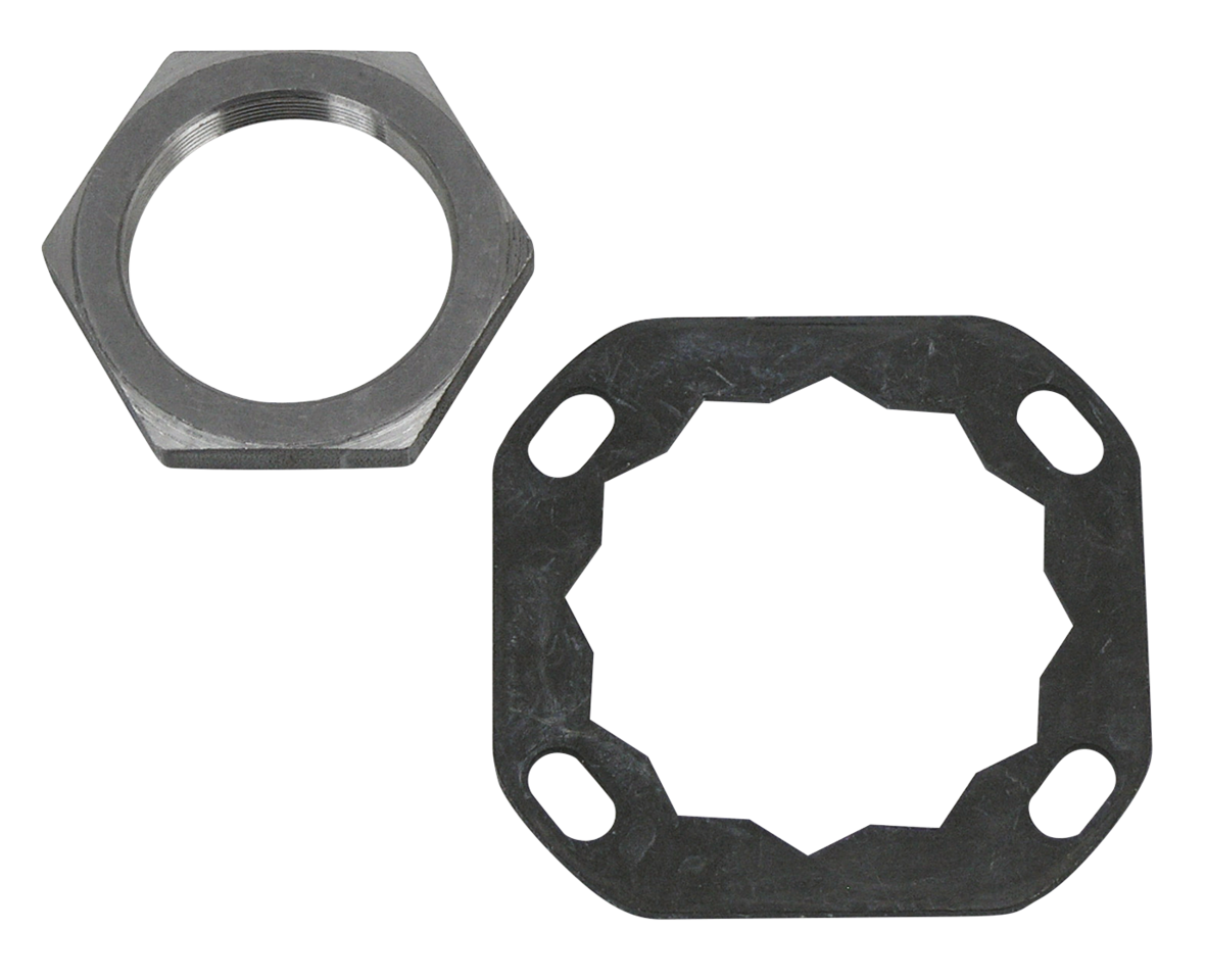 DRIVE PULLEY NUT AND LOCK PLATE FOR 6-SPEED MODELS Secondary image