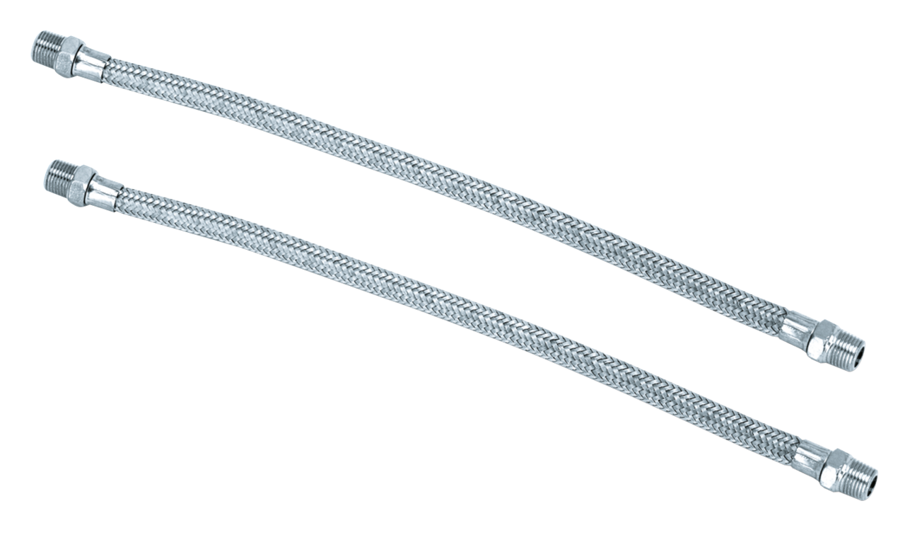 BRAIDED STAINLESS STEEL ROCKER OIL LINES - view 1 Main image