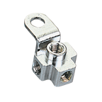 CHROME REPLACEMENT BRAKE LINE TEES - view 2