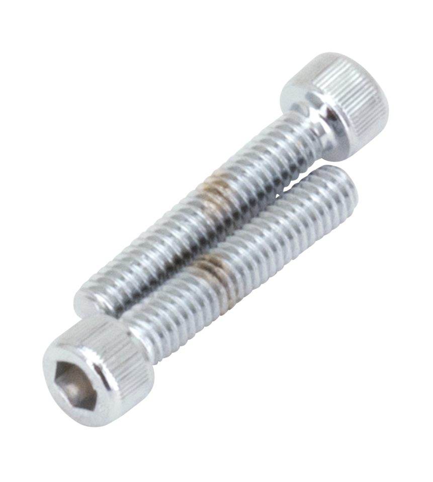 CHROME THROTTLE HOUSING SCREW SET - view 1 Main image