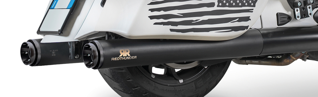 REDTHUNDER SLIP-ON MUFFLERS FOR CHIEFTAIN, CHALLENGER, ROADMASTER, SPRINGFIELD & PURSUIT - view 1