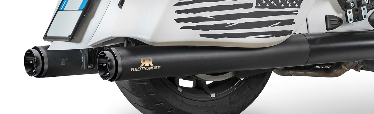 REDTHUNDER SLIP-ON MUFFLERS FOR CHIEFTAIN, CHALLENGER, ROADMASTER, SPRINGFIELD & PURSUIT - view 1
